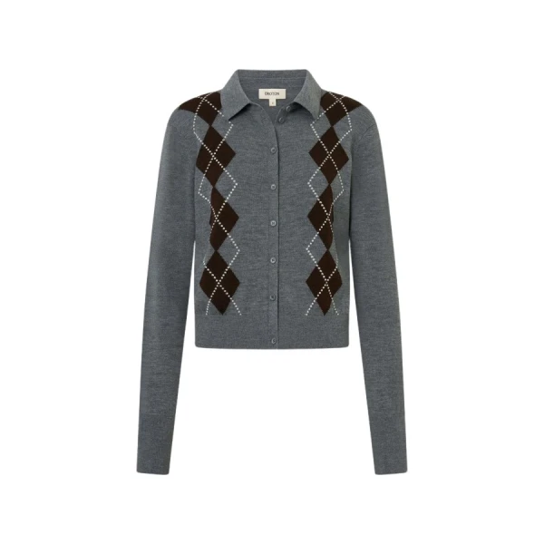 Oroton Argyle Cardigan - Oroton Knitwear - Australian Heritage Luxury - Shop at Coveti