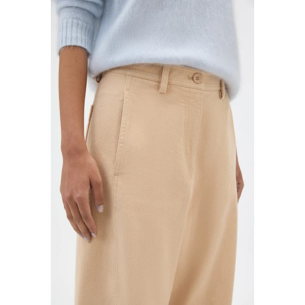 Oroton Barrel Twill Leg Pant - Oroton Pants - Australian Heritage Luxury - Shop at Coveti