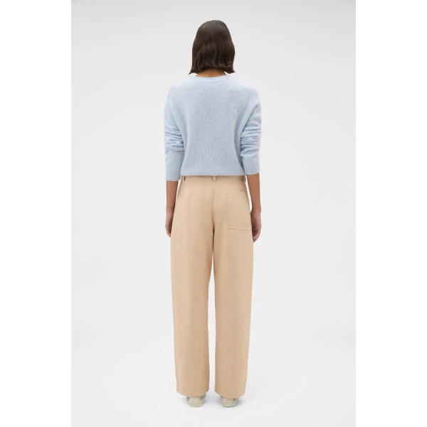 Oroton Barrel Twill Leg Pant - Oroton Pants - Australian Heritage Luxury - Shop at Coveti