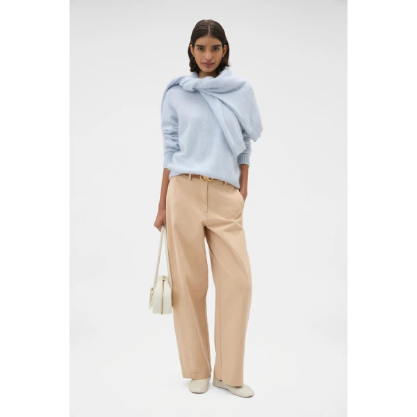 Oroton Barrel Twill Leg Pant - Oroton Pants - Australian Heritage Luxury - Shop at Coveti