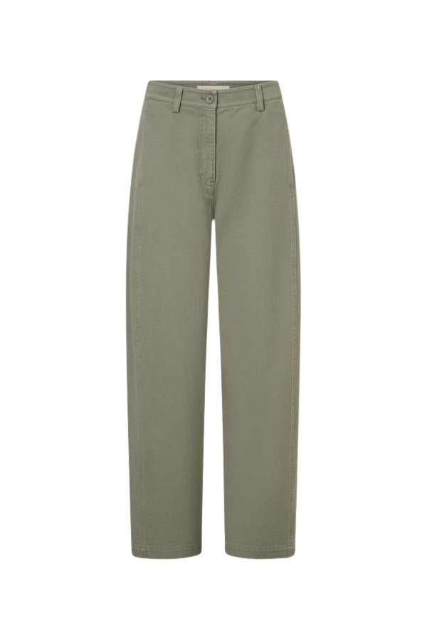 Oroton Barrel Twill Leg Pant - Oroton Pants - Australian Heritage Luxury - Shop at Coveti