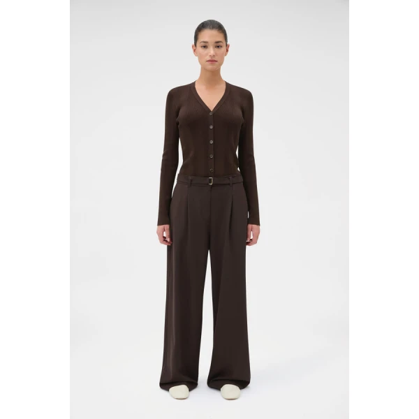 Oroton Belt Detail Pant - Oroton Pants - Australian Heritage Luxury - Shop at Coveti