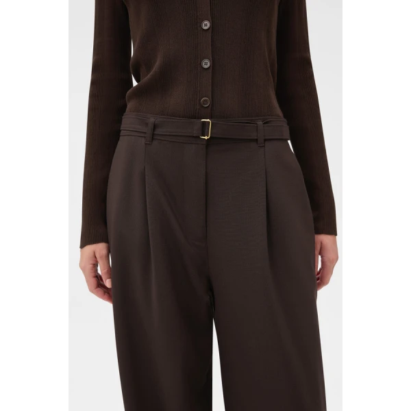 Oroton Belt Detail Pant - Oroton Pants - Australian Heritage Luxury - Shop at Coveti