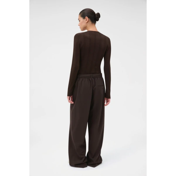 Oroton Belt Detail Pant - Oroton Pants - Australian Heritage Luxury - Shop at Coveti