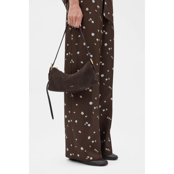 Oroton Cali Suede Baguette - Bags - Australian Luxury Leather Handbag at Coveti