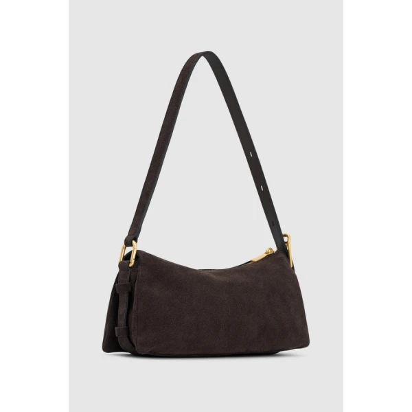 Oroton Cali Suede Baguette - Bags - Australian Luxury Leather Handbag at Coveti