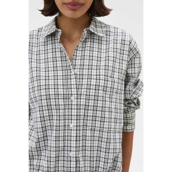 Oroton Check Bomber Shirt - Oroton Tops - Australian Heritage Luxury - Shop at Coveti