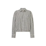 Oroton Check Bomber Shirt - Oroton Tops - Australian Heritage Luxury - Shop at Coveti