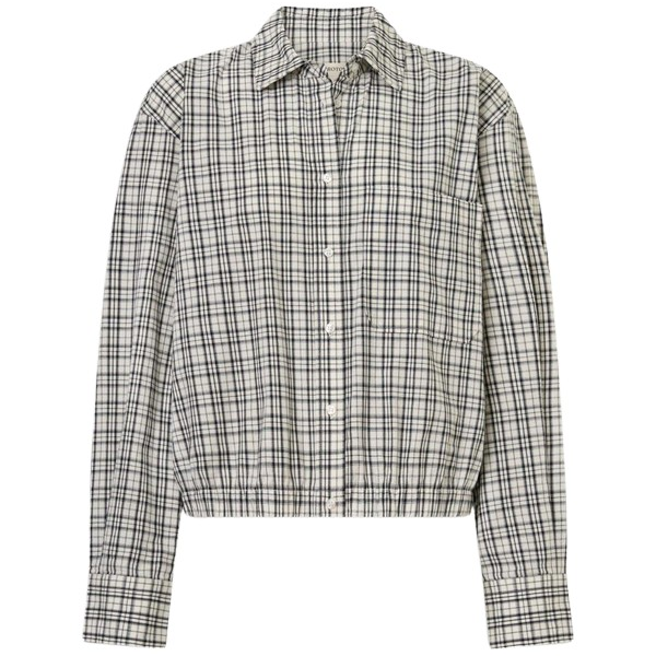 Oroton Check Bomber Shirt - Oroton Tops - Australian Heritage Luxury - Shop at Coveti
