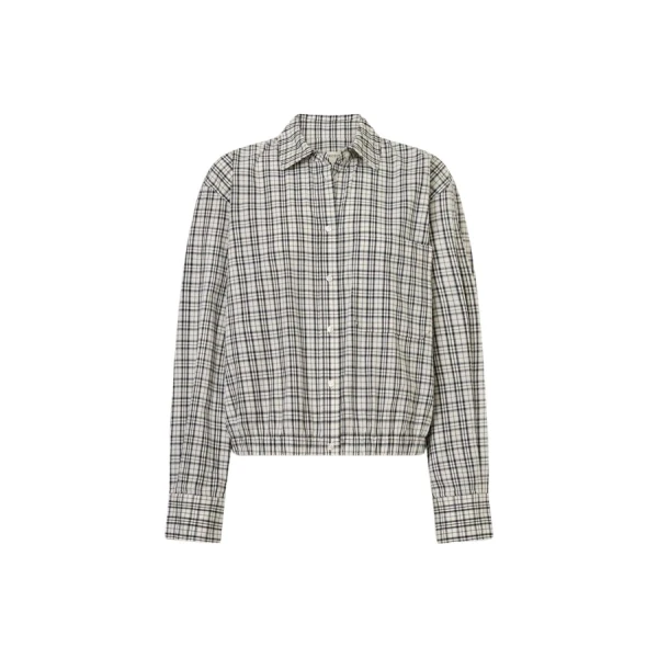 Oroton Check Bomber Shirt - Oroton Tops - Australian Heritage Luxury - Shop at Coveti