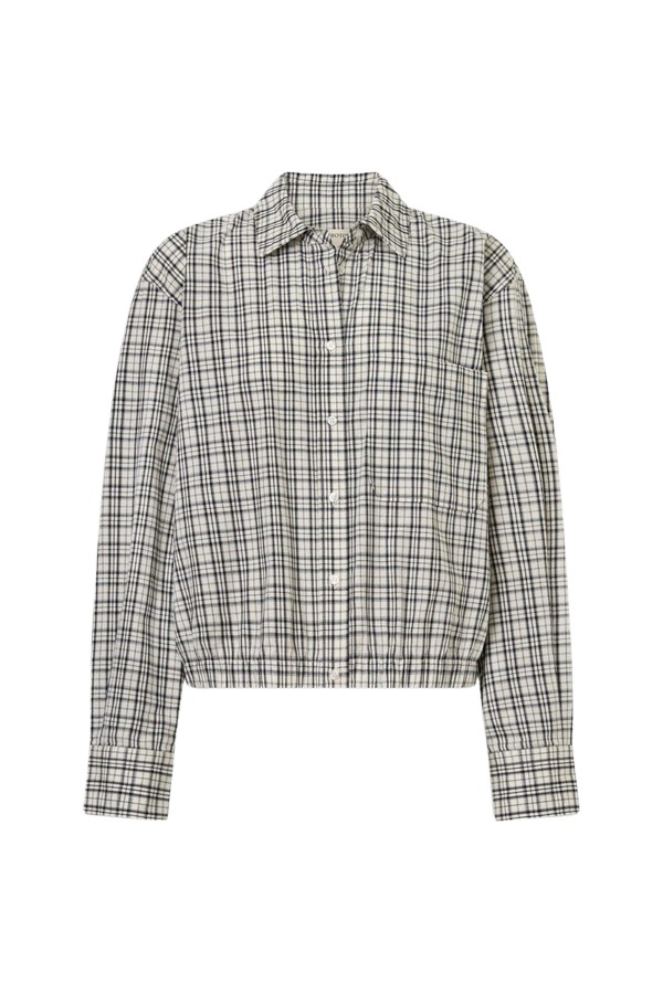 Oroton Check Bomber Shirt - Oroton Tops - Australian Heritage Luxury - Shop at Coveti