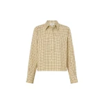 Oroton Check Crop Shirt - Oroton Tops - Australian Heritage Luxury - Shop at Coveti