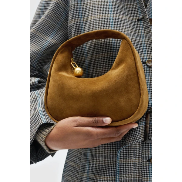 Oroton Clara Suede Mini Bag - Bags - Australian Luxury Leather Handbag at Coveti