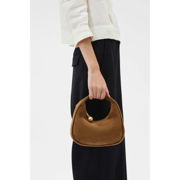 Oroton Clara Suede Mini Bag - Bags - Australian Luxury Leather Handbag at Coveti