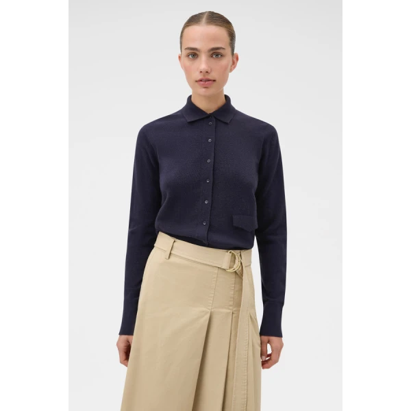 Oroton Collar Cardigan - Oroton Knitwear - Australian Heritage Luxury - Shop at Coveti