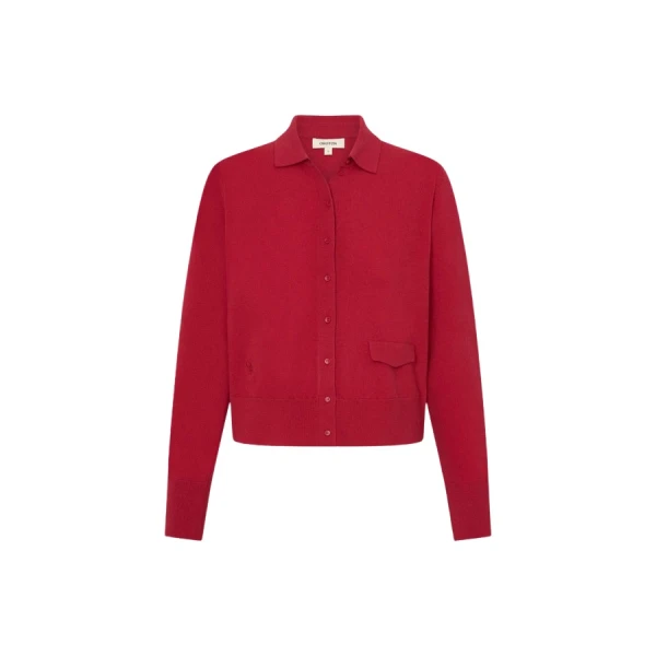 Oroton Collar Cardigan - Oroton Knitwear - Australian Heritage Luxury - Shop at Coveti