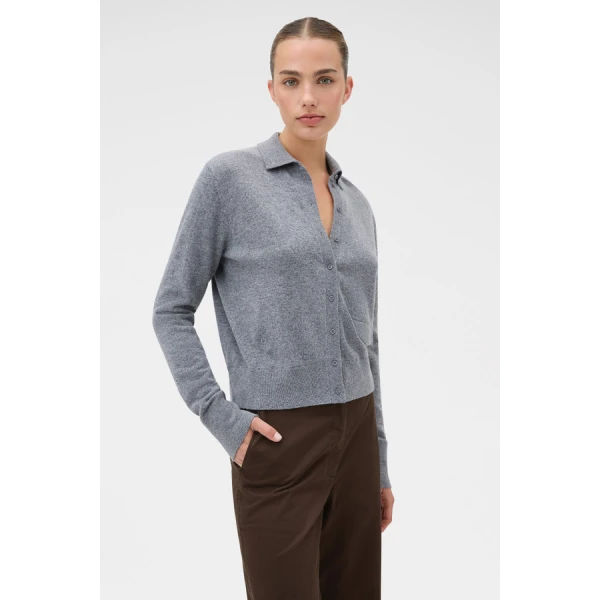 Oroton Collar Cardigan - Oroton Knitwear - Australian Heritage Luxury - Shop at Coveti