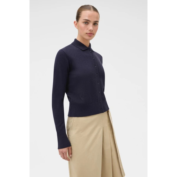 Oroton Collar Cardigan - Oroton Knitwear - Australian Heritage Luxury - Shop at Coveti