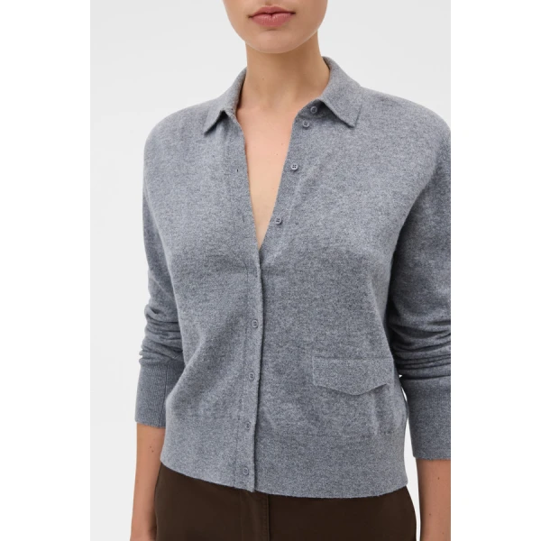Oroton Collar Cardigan - Oroton Knitwear - Australian Heritage Luxury - Shop at Coveti