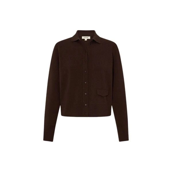 Oroton Collar Cardigan - Oroton Knitwear - Australian Heritage Luxury - Shop at Coveti