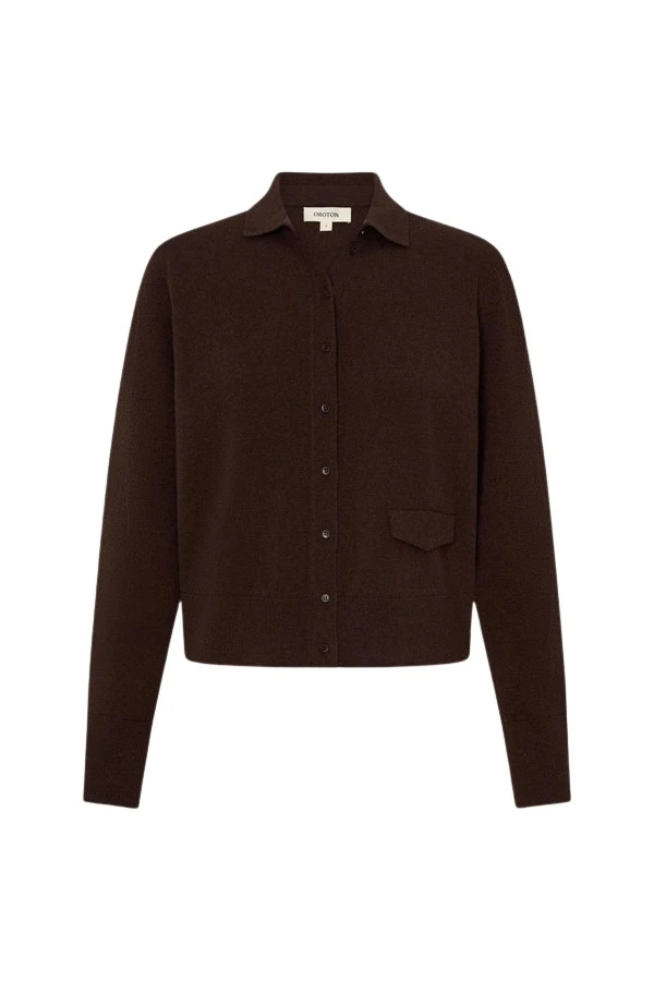 Oroton-Collar-Cardigan-817672_nobg Oroton Collar Cardigan - Oroton Knitwear - Australian Heritage Luxury - Shop at Coveti