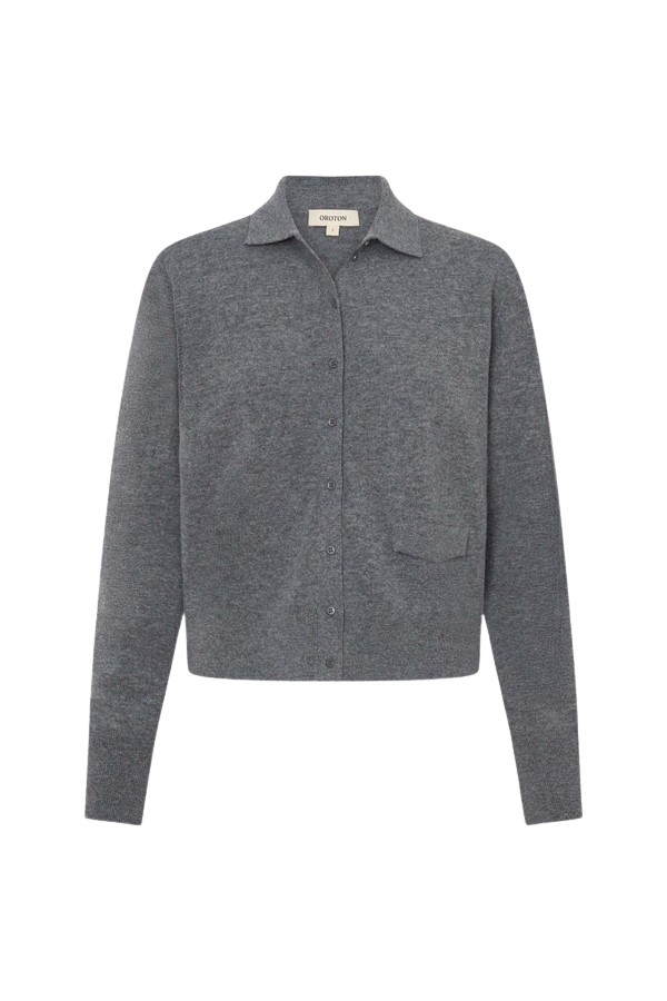 Oroton Collar Cardigan - Oroton Knitwear - Australian Heritage Luxury - Shop at Coveti