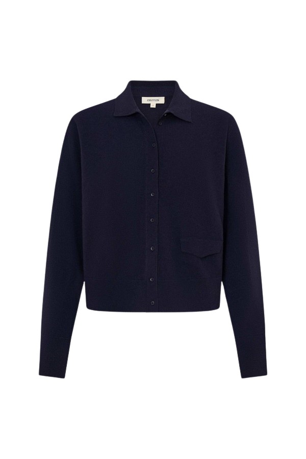 Oroton Collar Cardigan - Oroton Knitwear - Australian Heritage Luxury - Shop at Coveti