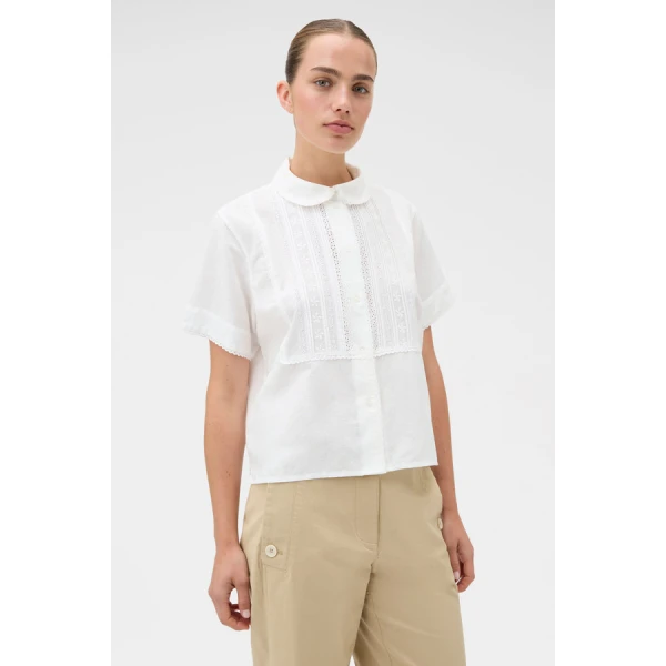 Oroton Delicate Short Sleeve Shirt - Oroton Tops - Australian Heritage Luxury - Shop at Coveti