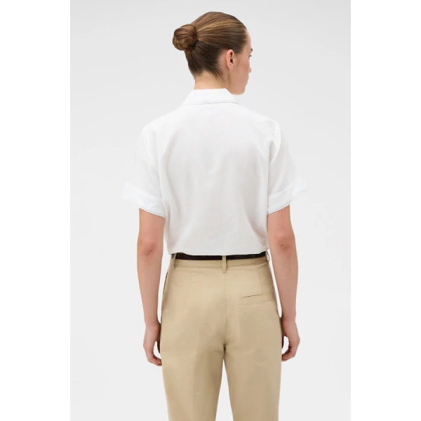 Oroton Delicate Short Sleeve Shirt - Oroton Tops - Australian Heritage Luxury - Shop at Coveti