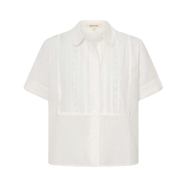 Oroton Delicate Short Sleeve Shirt - Oroton Tops - Australian Heritage Luxury - Shop at Coveti