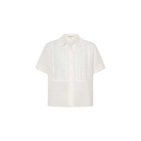 Oroton Delicate Short Sleeve Shirt - Oroton Tops - Australian Heritage Luxury - Shop at Coveti