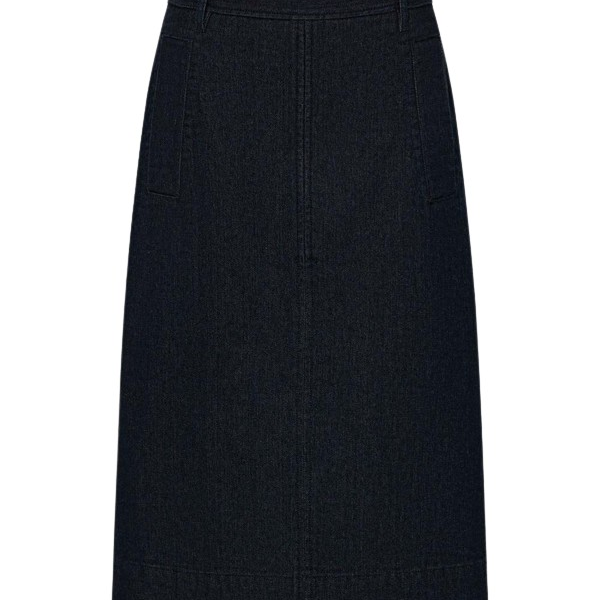 Oroton Denim Midi Skirt - Oroton Skirts - Australian Heritage Luxury - Shop at Coveti