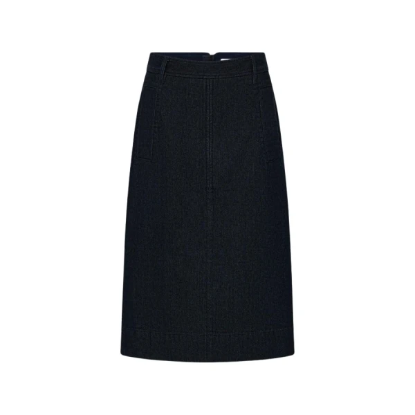 Oroton Denim Midi Skirt - Oroton Skirts - Australian Heritage Luxury - Shop at Coveti