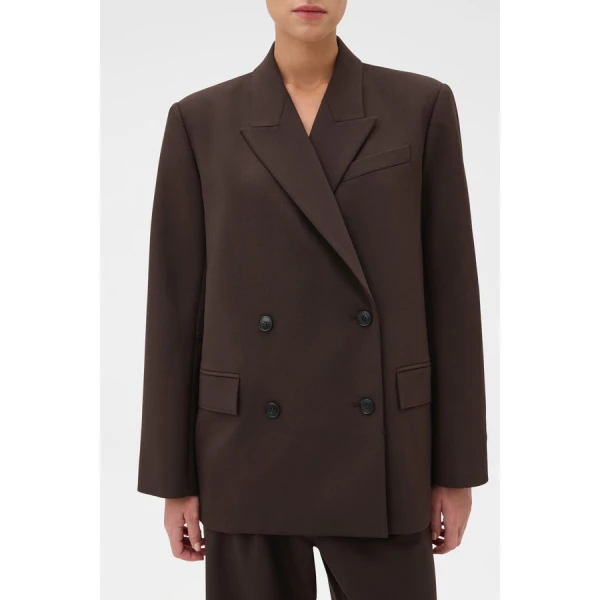 Oroton Double Breasted Blazer - Oroton Jackets - Australian Heritage Luxury - Shop at Coveti