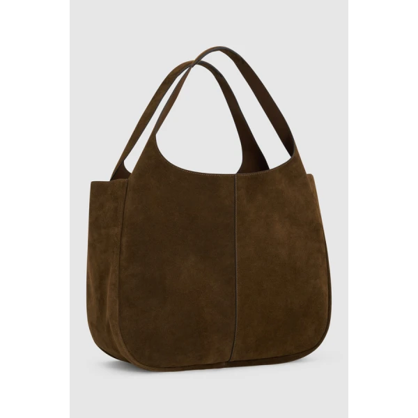 Oroton Emilia Suede Large Tote - Bags - Australian Luxury Leather Handbag at Coveti