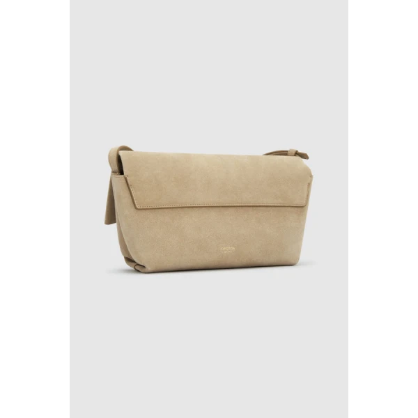 Oroton Etta Suede Medium Clutch - Bags - Australian Luxury Leather Handbag at Coveti