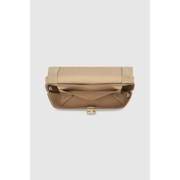 Oroton Etta Suede Medium Clutch - Bags - Australian Luxury Leather Handbag at Coveti
