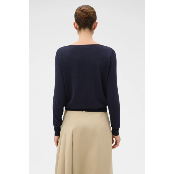 Oroton Fine Slash Neck Knit - Oroton Knitwear - Australian Heritage Luxury - Shop at Coveti