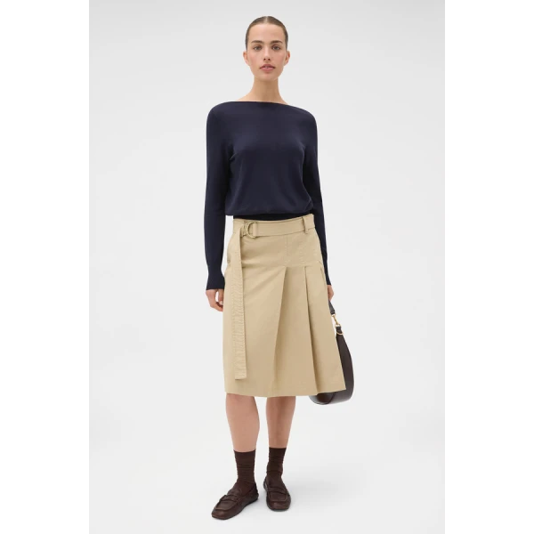 Oroton Fine Slash Neck Knit - Oroton Knitwear - Australian Heritage Luxury - Shop at Coveti