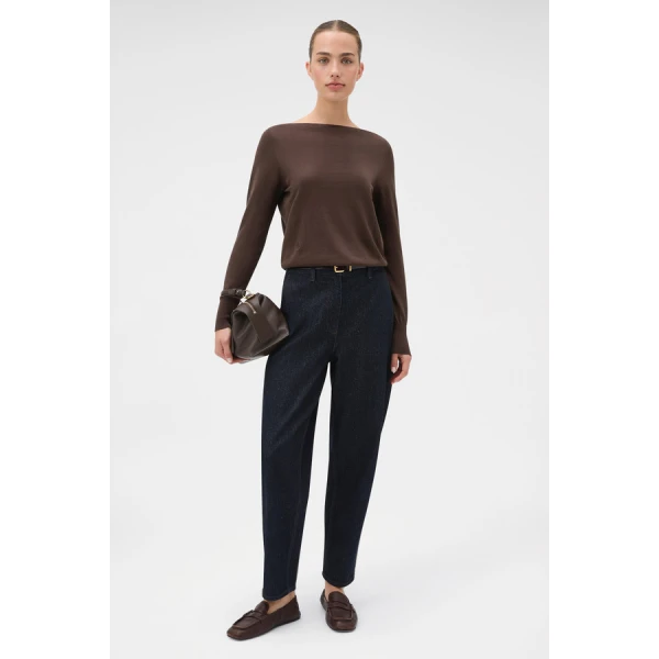 Oroton Fine Slash Neck Knit - Oroton Knitwear - Australian Heritage Luxury - Shop at Coveti