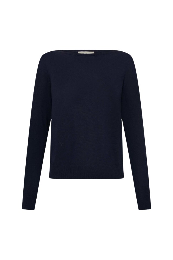 Oroton Fine Slash Neck Knit - Oroton Knitwear - Australian Heritage Luxury - Shop at Coveti