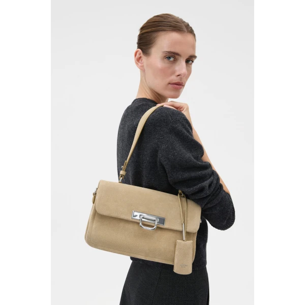 Oroton Finn Large Suede Day Bag - Bags - Australian Luxury Leather Handbag at Coveti