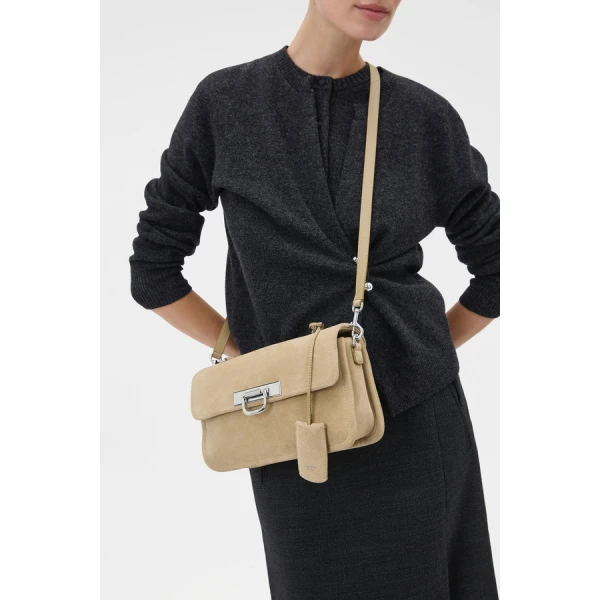 Oroton Finn Large Suede Day Bag - Bags - Australian Luxury Leather Handbag at Coveti