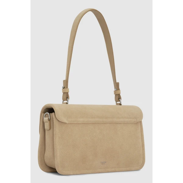 Oroton Finn Large Suede Day Bag - Bags - Australian Luxury Leather Handbag at Coveti