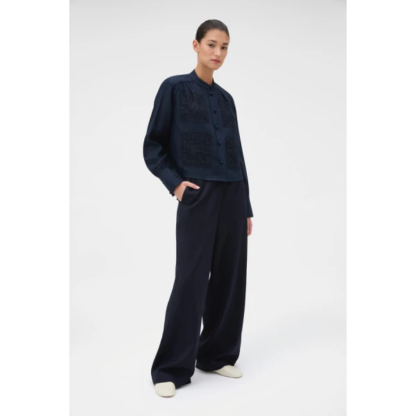 Oroton Flat Front Pant - Oroton Pants - Australian Heritage Luxury - Shop at Coveti