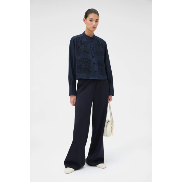 Oroton Flat Front Pant - Oroton Pants - Australian Heritage Luxury - Shop at Coveti