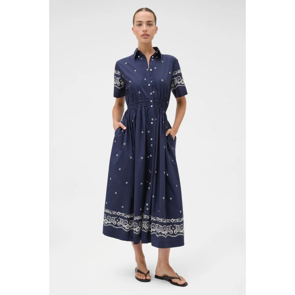 Oroton Floral Bandana Shirt Dress - Oroton Dresses - Australian Heritage Luxury - Shop at Coveti