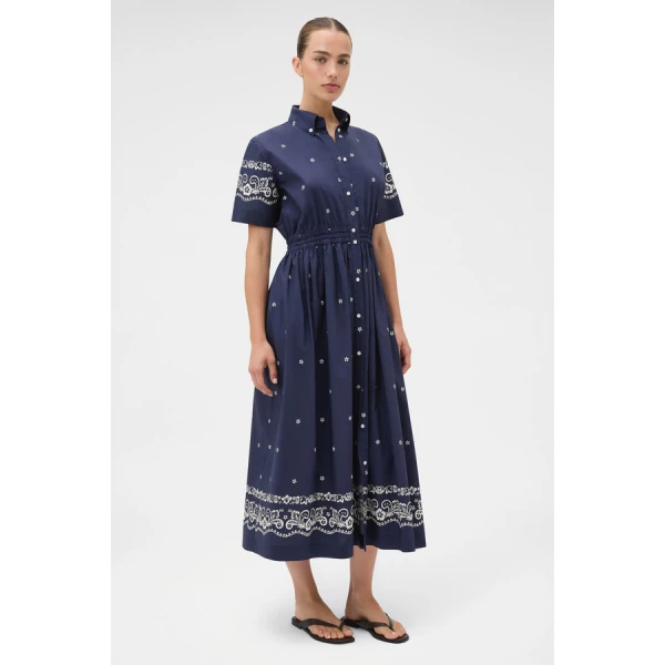 Oroton Floral Bandana Shirt Dress - Oroton Dresses - Australian Heritage Luxury - Shop at Coveti