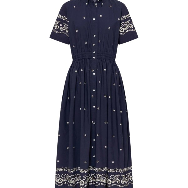 Oroton Floral Bandana Shirt Dress - Oroton Dresses - Australian Heritage Luxury - Shop at Coveti