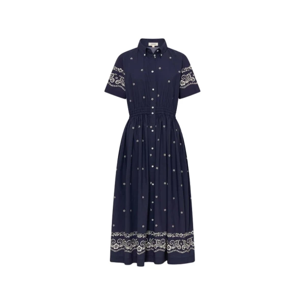 Oroton Floral Bandana Shirt Dress - Oroton Dresses - Australian Heritage Luxury - Shop at Coveti